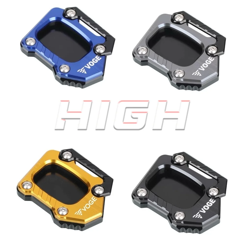 For VOGE DS900X Enlarged Side Stand Base Anti-Slip Kickstand Extension Auxiliary Support Accessories