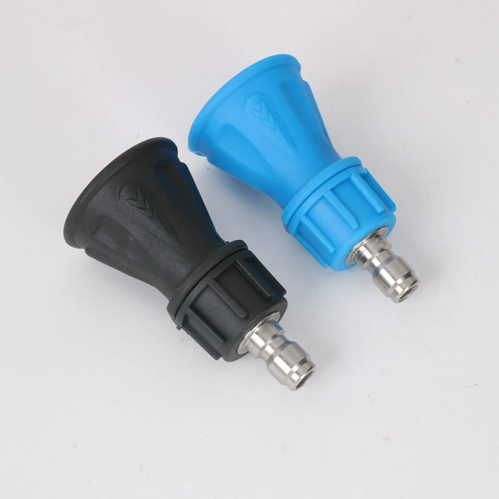 Stainless Steel Pressure Washer Nozzle Set with Rubber Cover and 25 Degree 40 Degree Spray Tips for Multiple Uses