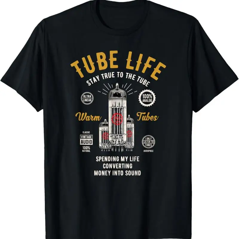 Vintage Analog Audio Vacuum Tube Guitar Bass Amp T Shirt