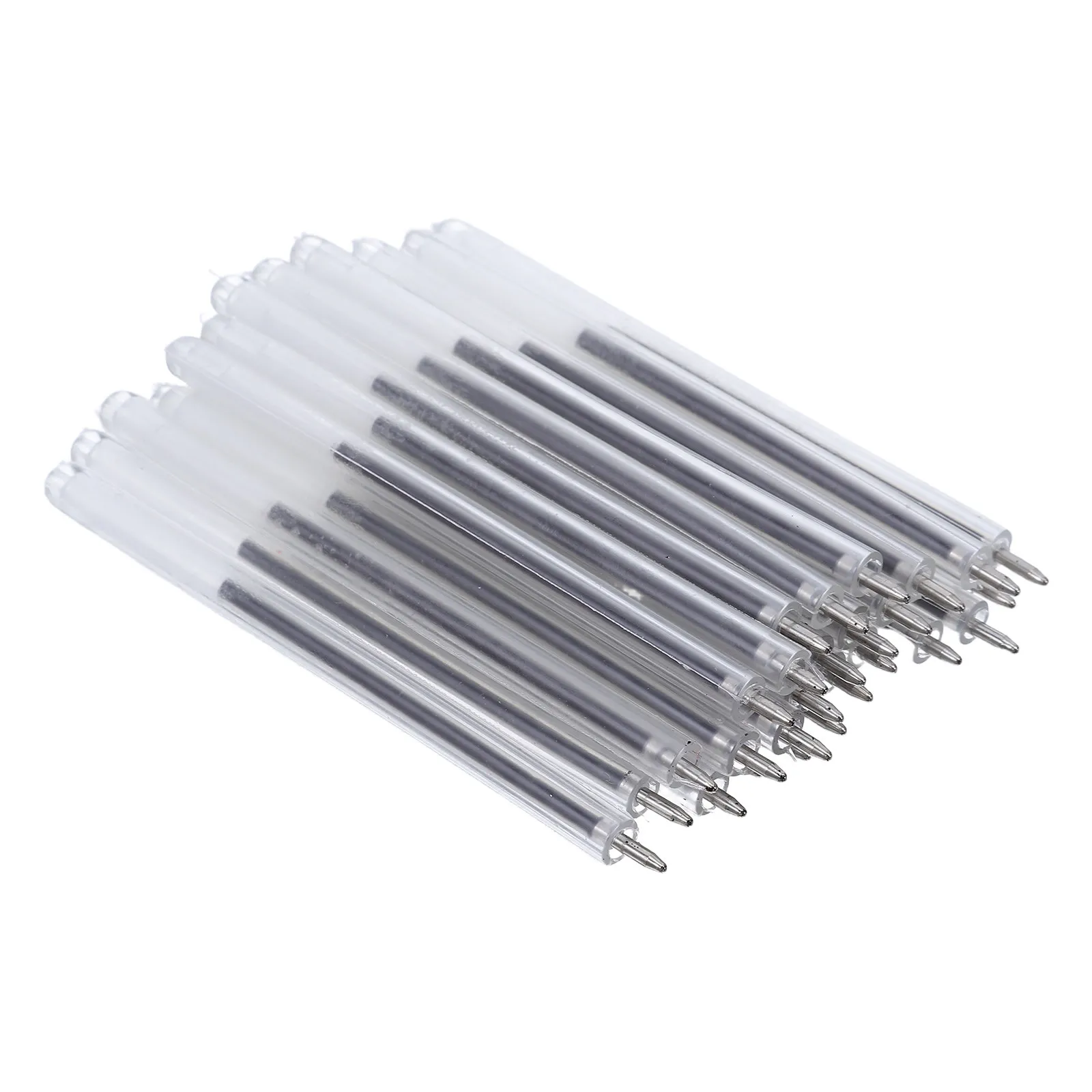 50Pcs Flexible Soft Barrel Ballpoint Pens Non-Lethal Safety Pens for Psychiatric Wards Treatment Centers Secure Facility Black