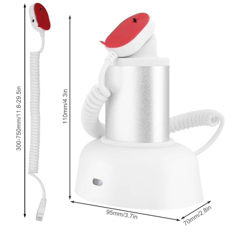 Cell Phone Anti Theft Display Stand With Security Alarm And Charging Function