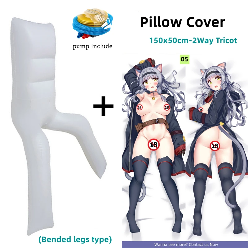 Inflatable Split Leg Dakimakura Anime Pillow Cover FATE Doublesided Print Decor Pillowcase Jujutsu Kaisen Anime Body Pillow Case