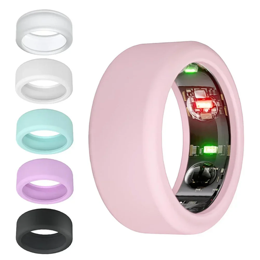 Silicone Ring Protective Cover For Oura For Galaxy Rings Anti-Scratch Smart Ring Cover Anti Drop Shockproof Protection Case
