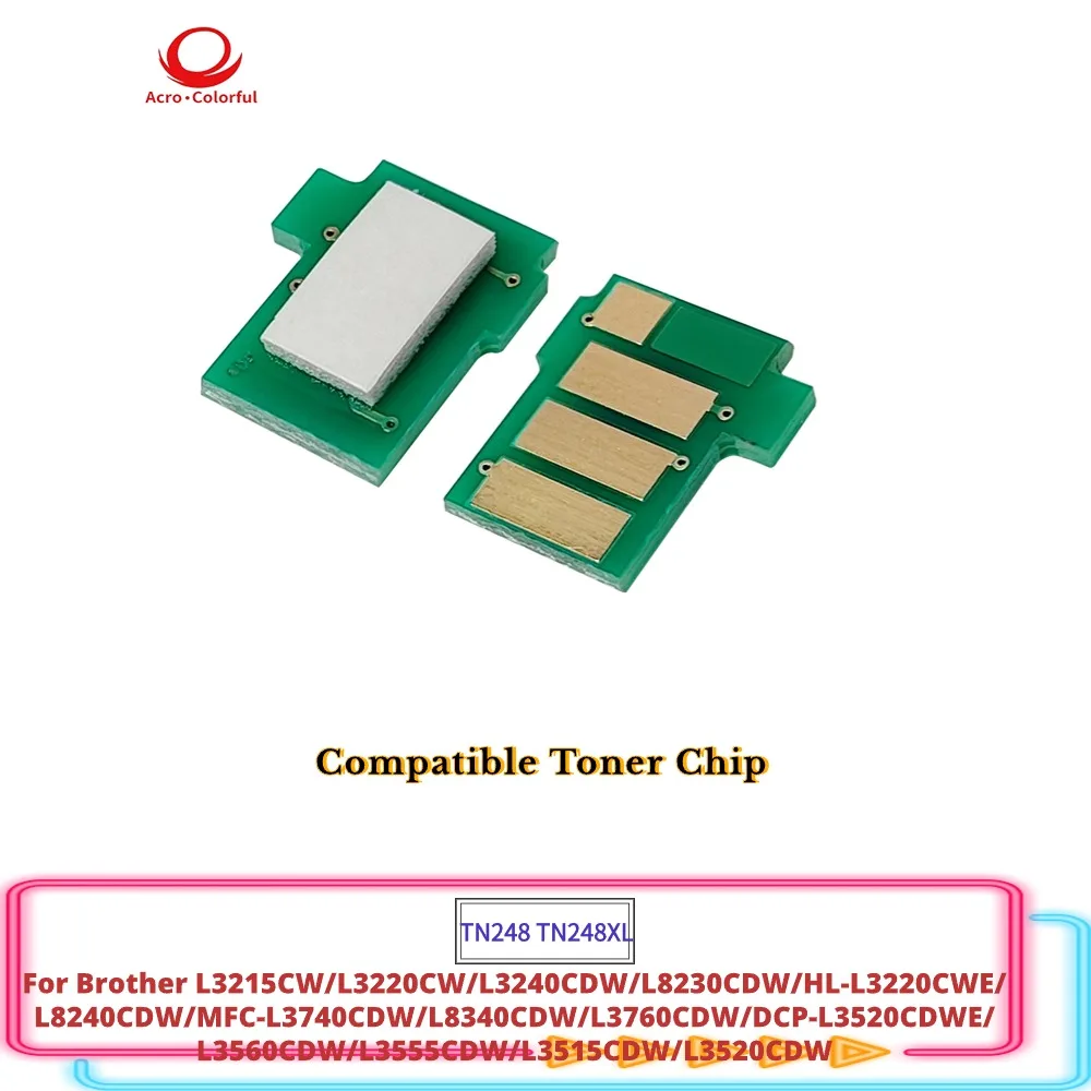 

Совместимый чип тонера TN248 TN248XL для картриджей Brother L3215 L3220CW L3240 L8230CDW HL-L3220CWE L8240CDW MFC-L3740CDW