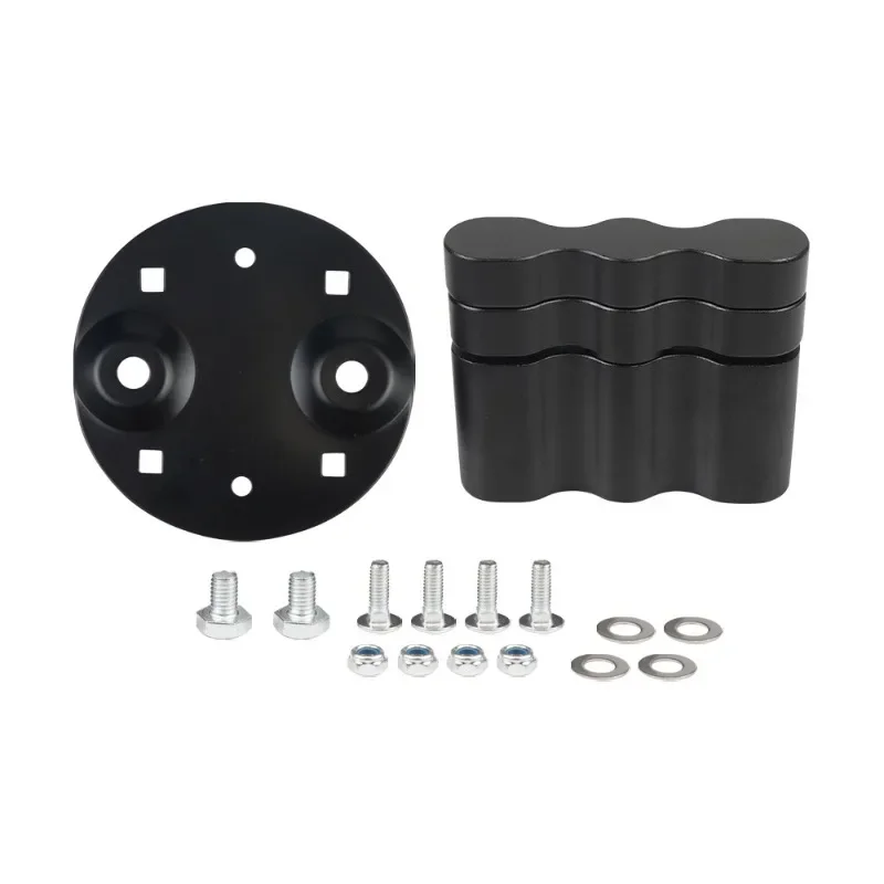 Car and motorcycle with lock, fuel tank, oil drum, water tank fixing bracket, spare oil pot, aluminum alloy tray clip