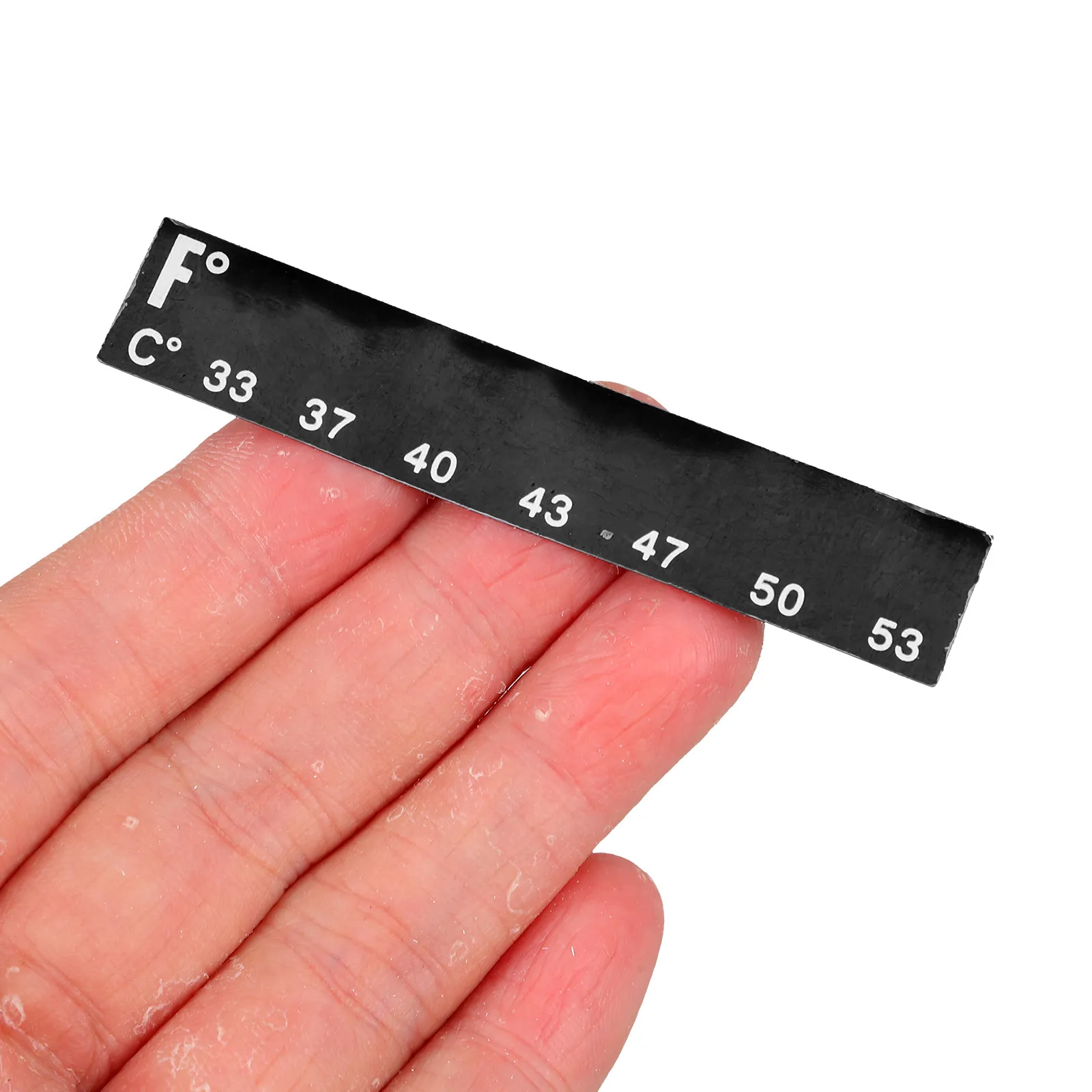 10Pcs Clear Readable Liquid Crystal Temperature Strip Adhesive Sticker for Bread Fermentation Home Brewing Wine Beer Fish Tank