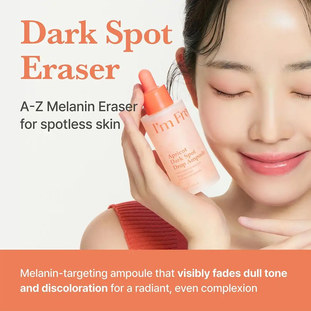 I'm From Apricot Dark Spot Drop Ampoule Serum 50ml Brightening Fade Melasma Freckle Even Skin Tone Repair Dull Korean Essence