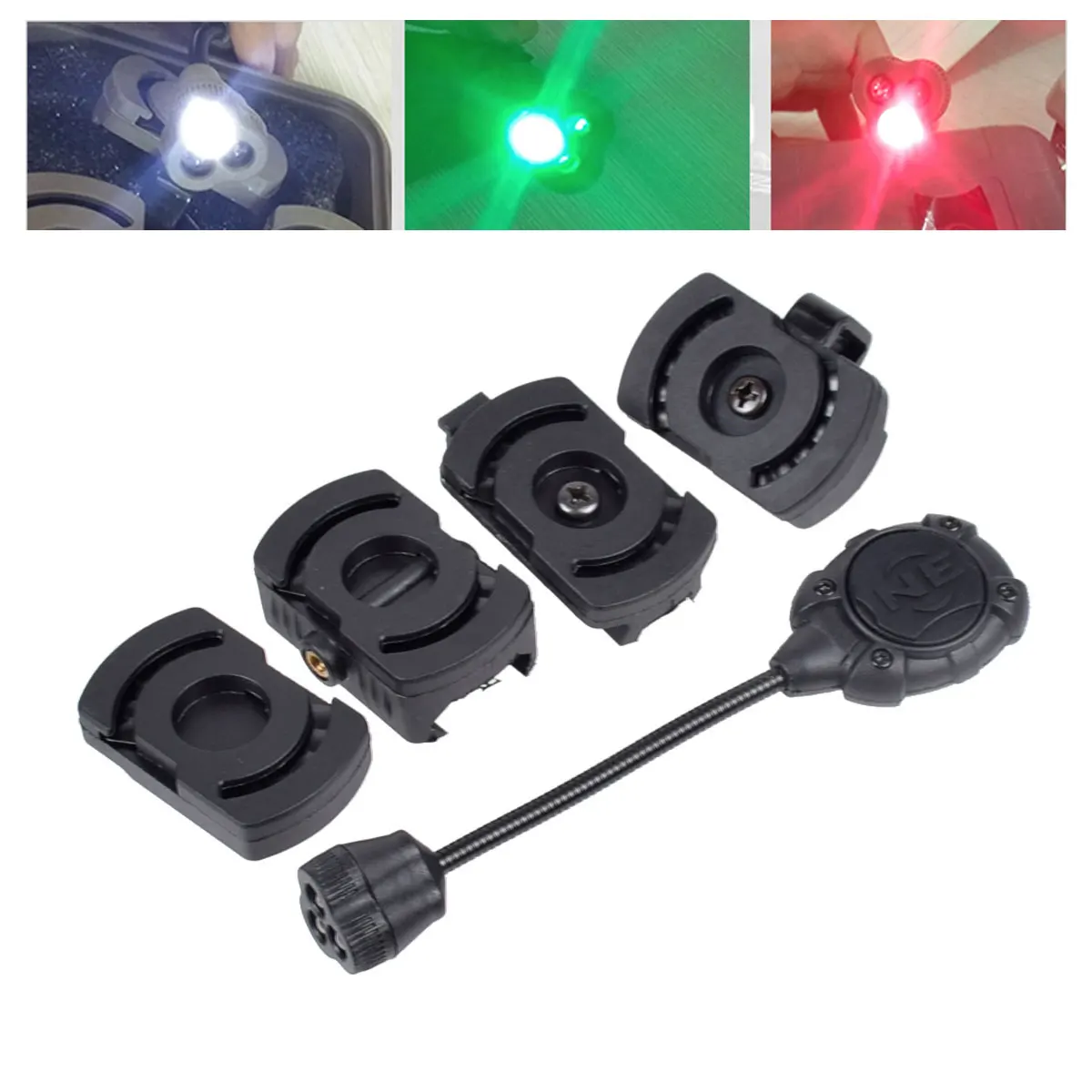 التكتيكية Tec Mpls 3 مصباح ليد سلاح بندقية مصباح الادسنس خوذة ضوء برينستون Softair فانوس IR ريد دوت مصباح ليد جيب #1