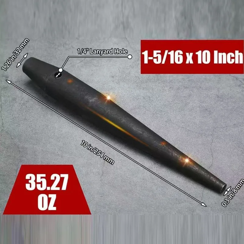 Bull Pins Iron Workers Heat Treaded Steel Ironworkers Tool with Black Finish Positioning Punching Nails Punching with Holes