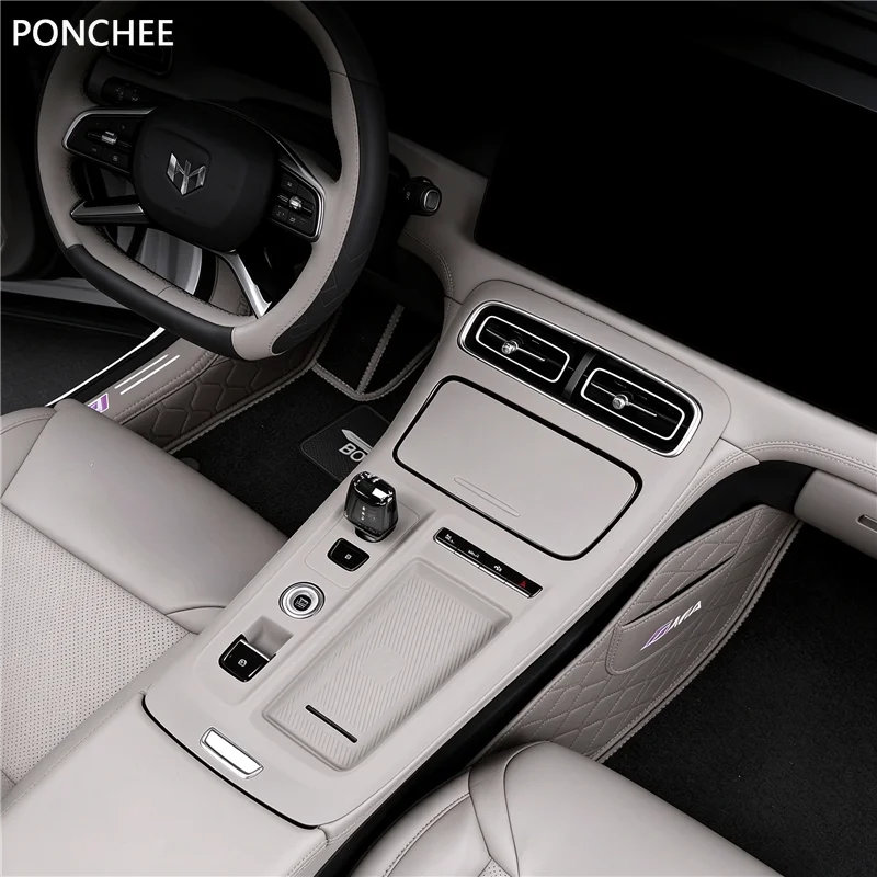 For Geely Atlas Starray Boyue L 2023-2025 Silicone Protective Pad for Central Control Panel Automobile Modification Supplies