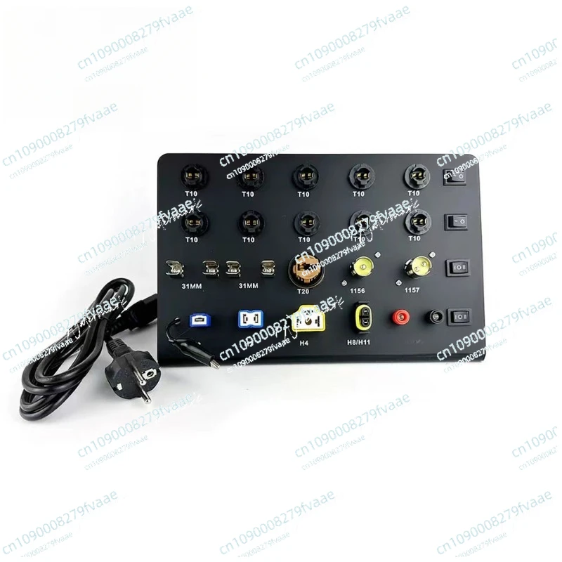 

Multifunctional Car Electric Motorcycle Universal 12~24V Car Light Test Box Light Meter Test LED Bulb Meter Test Board