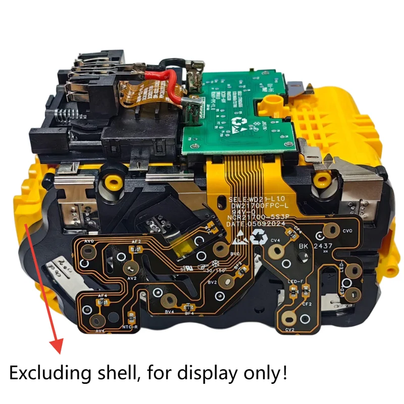 Uchwyt ogniwa 15X21700 DCB609 z płytką zabezpieczającą BMS do akumulatorów litowo-jonowych DeWalt FlexVolt 20V 60V, obwód ładowania PCBA — zdjęcie produktu 4
