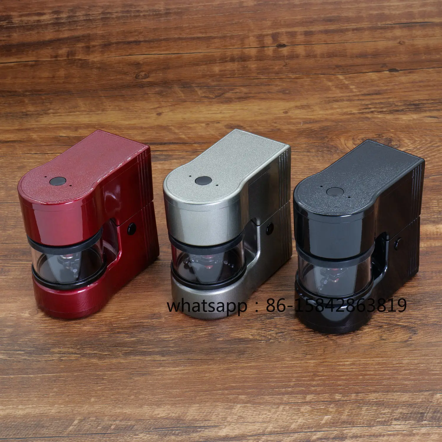 Electric Smoke Grinder, Automatic Smashing, Chain Type, Aluminum Alloy, Broken Pipe Herbal Grinder, Large Capacity