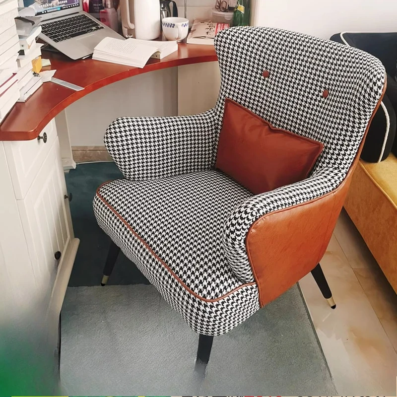 

Computer chair, home Nordic leisure single backrest lazy sofa