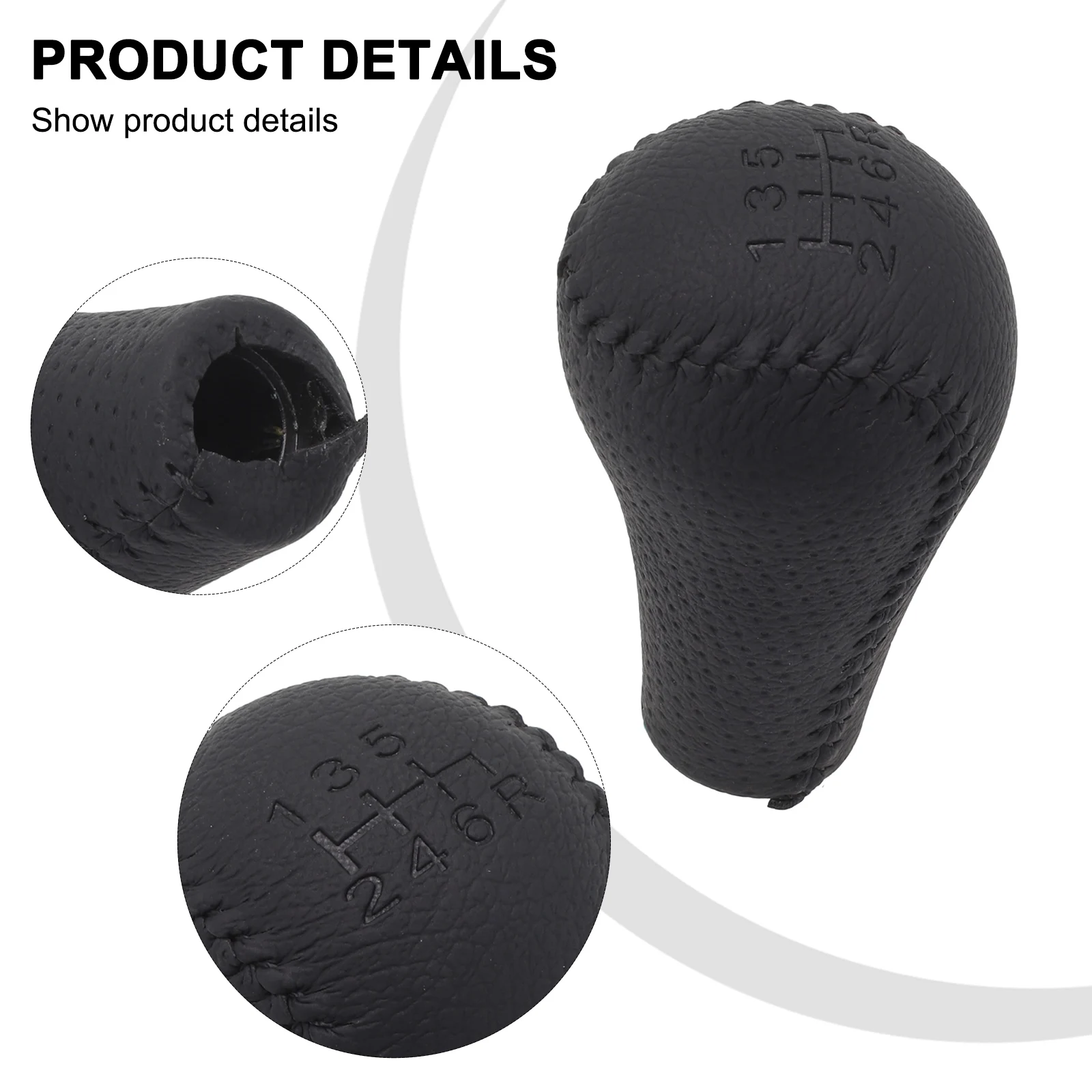 6 Speed Leather Gear Shift Knob For Nissan For Navara D40 For Frontier 05-15 Gear Level Knob Shift Lever Auto Accessories