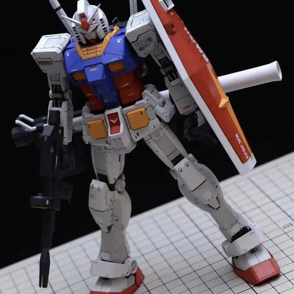 

6628MG RX782 Assembly Model /00 Mecha Collectible Toy Gift Display Piece Anime Robot Model Kit for Ages 4+