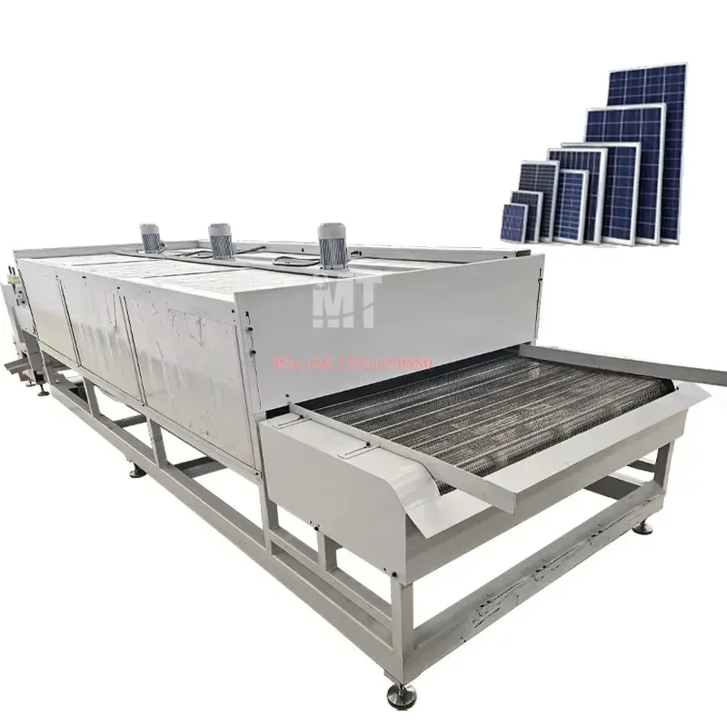 wmwmnu for Professional Customized 200-1000kg/h Capacity Waste Used Solar Panel Stripping Recycling and Separating Machine