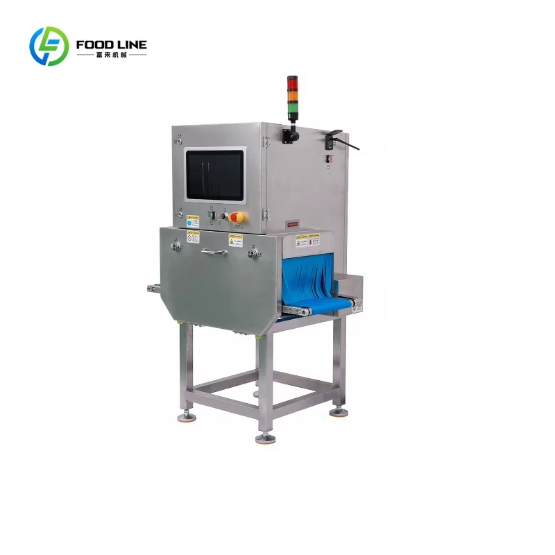 Food X Ray Inspection System for Vacuum Packed Seafood Bagged Meat Products Commercial Custom