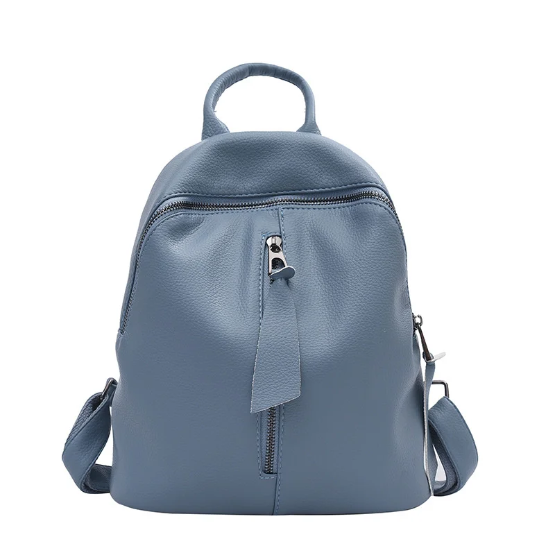 Vintage Women Backpack School Bags For Teenagers Girls Brand Designer soft PU Leather Backpacks small female bagpack Mochila