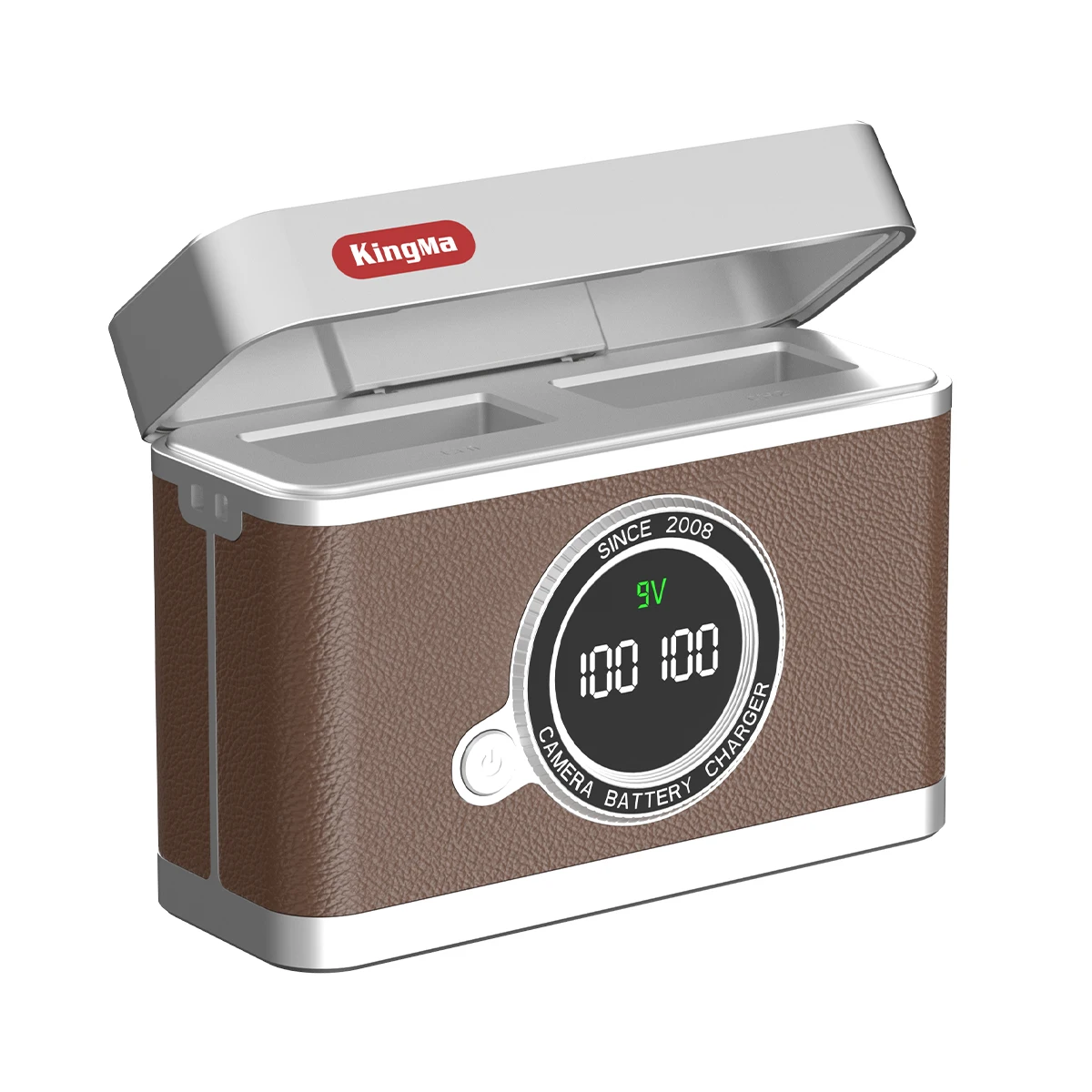 

Зарядное устройство PD с двумя слотами USB-C мощностью 20 Вт для LP-E17, с интеллектуальным цифровым дисплеем, для Canon R8, R50, R100, R10, RP, T8i, T7i, SL2, 77D, M6