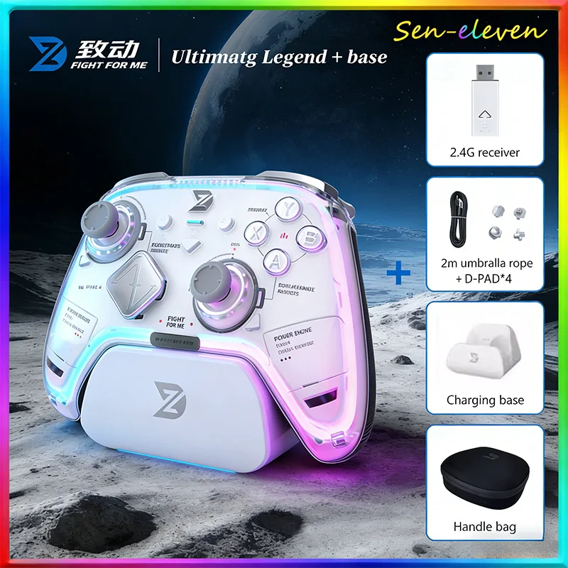 

Игровой контроллер Zd Ultimate Legend Elite, модульный сенсорный RGB-переключатель, Bluetooth-контроллер для телефона, Ns Tablet Steam Xbox, подарки