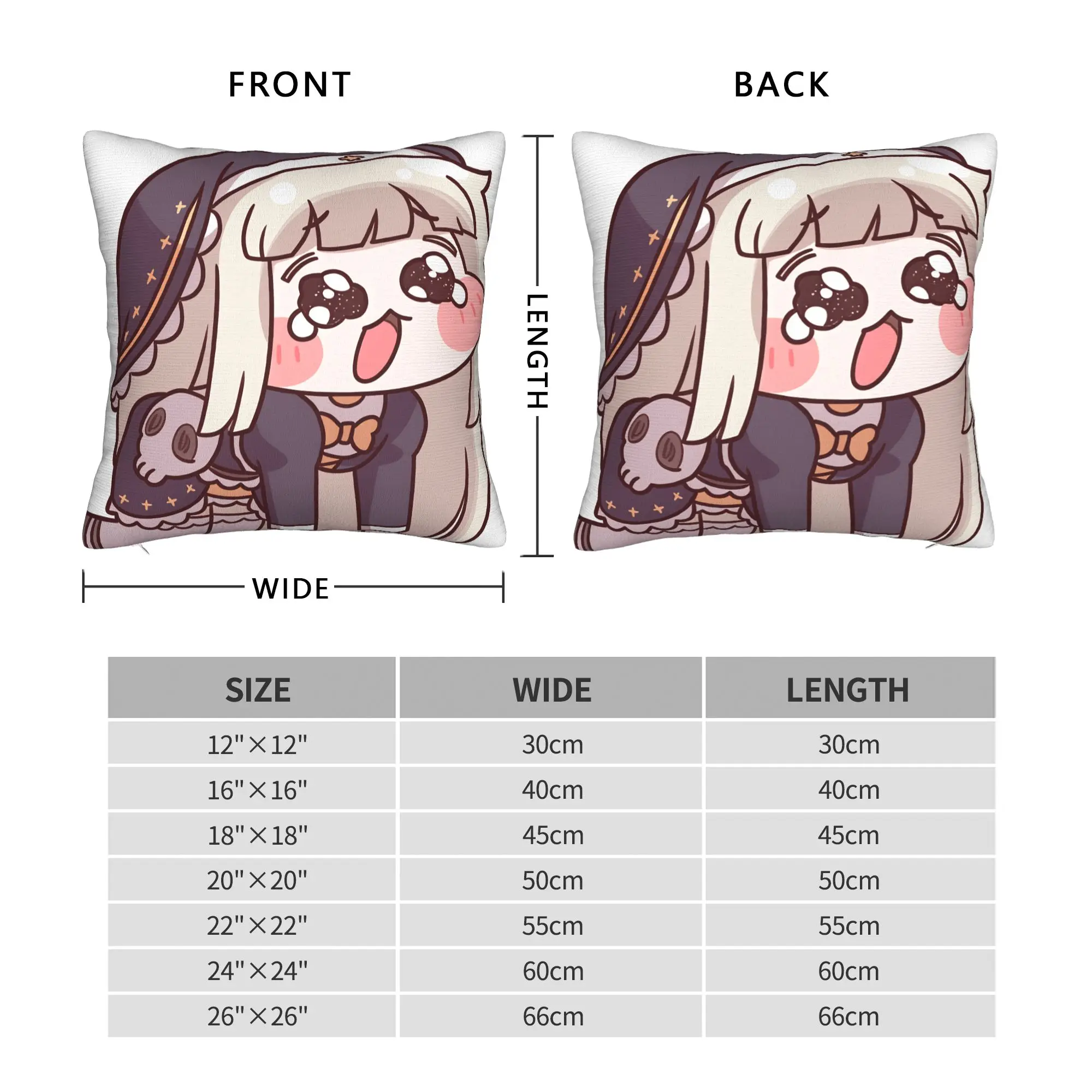 Pillow Case Video Gaming T-TrickcalS Design  Pillow Cover For Living Room Chair Cute Funny Pillowcases