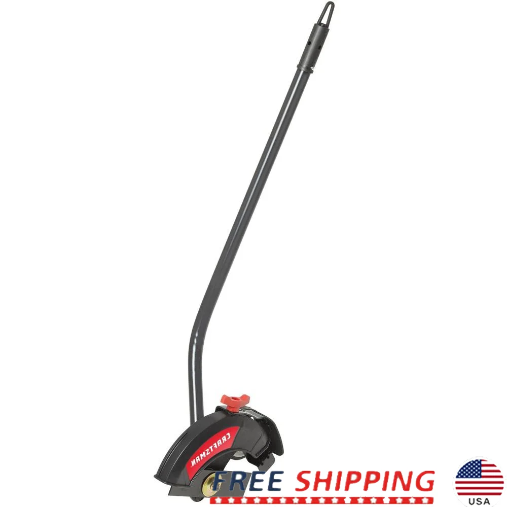 Acessório de borda de eixo reto de profundidade ajustável com roda guia grande versátil ferramenta de vários jardas compatível