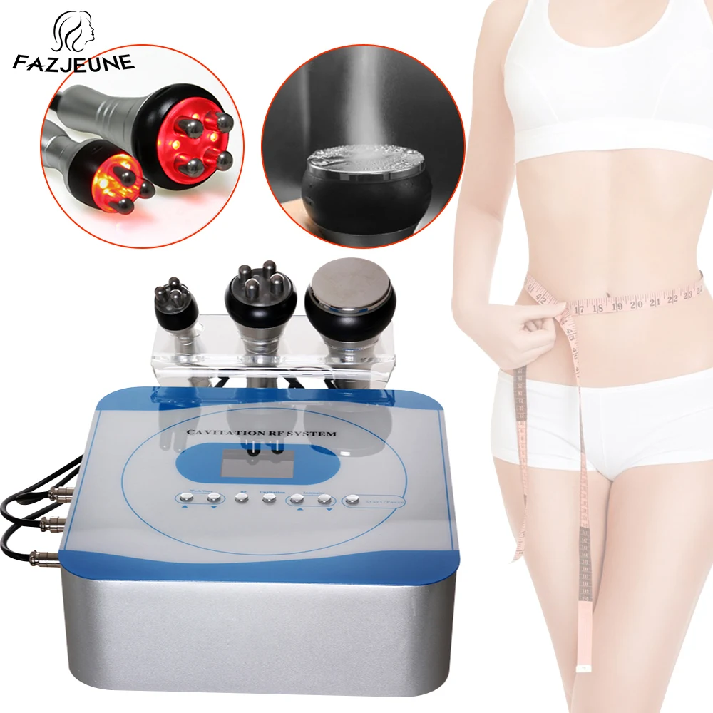 

40K Cavitation 3IN1 Ultrasonic Body Slimming Machine Weight Loss Beauty Device Skin Tightening Lifting Anti-wrinkle Massager