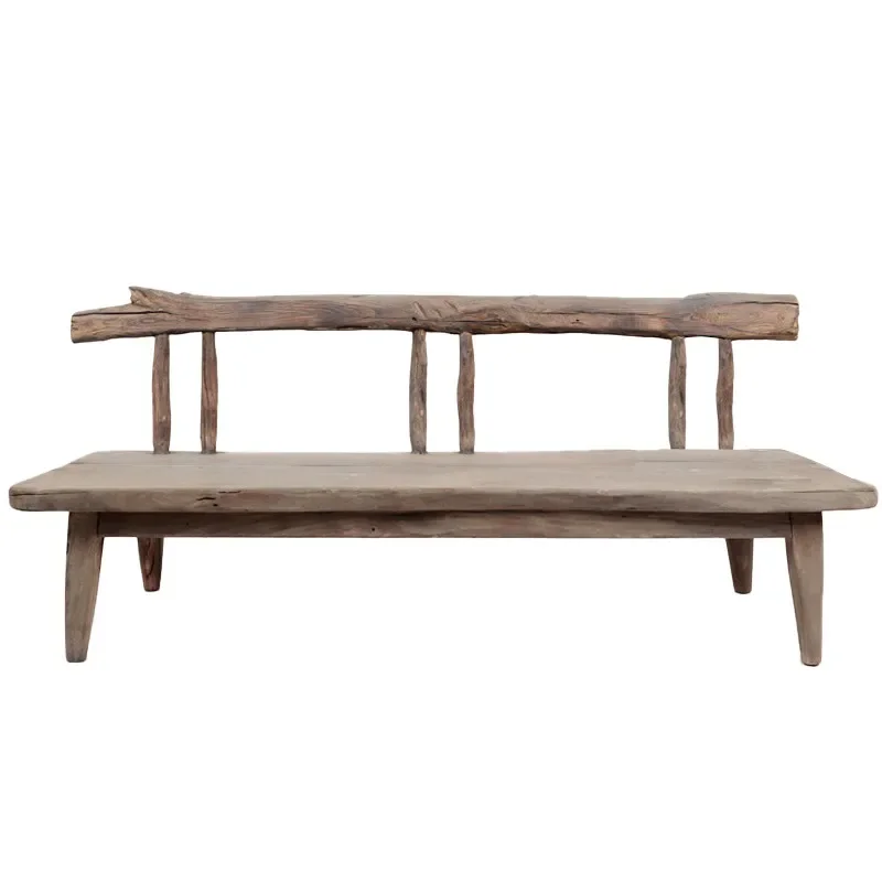 Professional Handmade Log Benches Armchairs Wooden Tables Creative Classical Decorative Furniture for Famous Hotels Factory