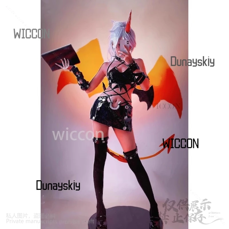 Shop1104345165 Store GARTERBELT play Kneesocks tume مثير PU ضيق ملهى ليلي الملكة براءات الاختراع والجلود شيطان الهالوين