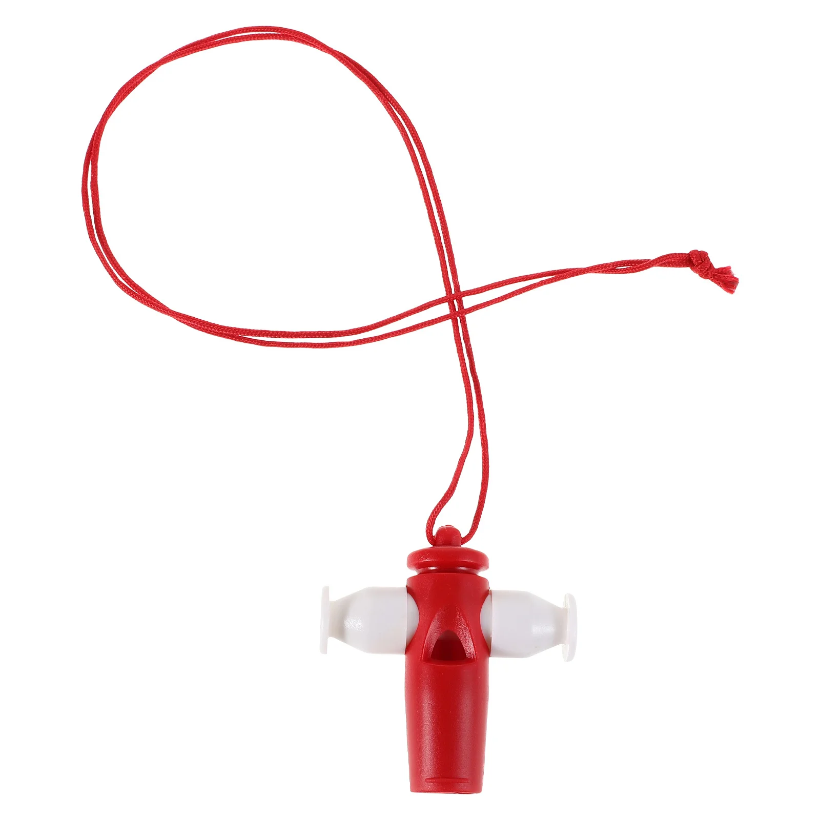 Silbato de Samba de plástico rojo para baile infantil, instrumento musical de jardín de infantes, silbatos de sonido de seguridad para profesores