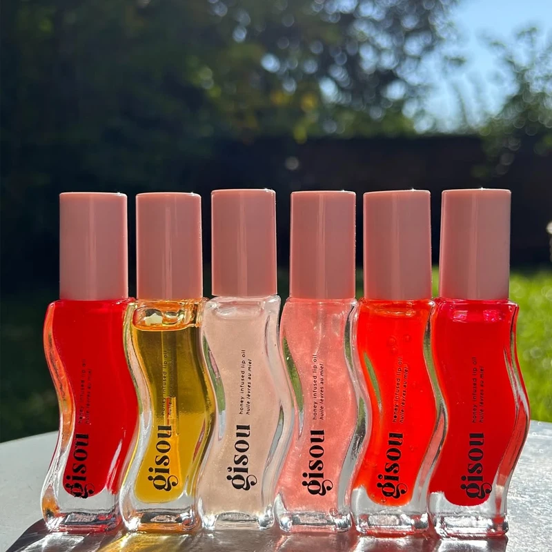 Gisou Plumps Lip Oil honey Coconut Honey Watermelon Mango Lip Blam Lip Gloss Moisturizing Repairing Lip gel Sexy Girl Makeup