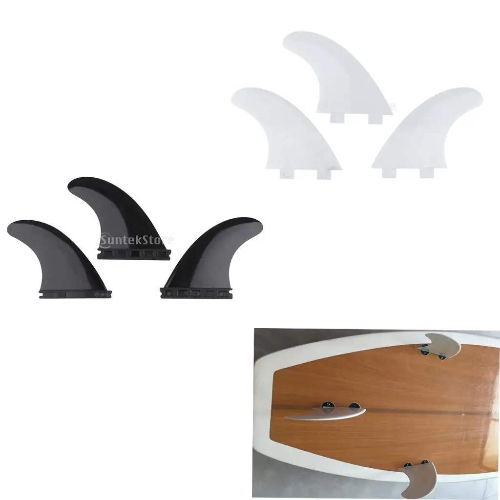 

Набор ласт для доски для серфинга, нейлоновые стекловолоконные ласты для серфинга, аксессуар для лонгборда для профессионального использования FCS G5 Base