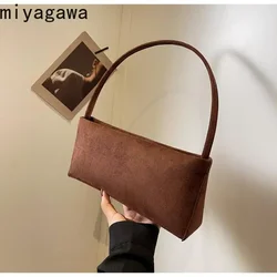 Miyagawa Fashion francuska torebka podręczna 2024, nowe eleganckie torebki pod pachami dla kobiet eleganckie torby typu Crossbody