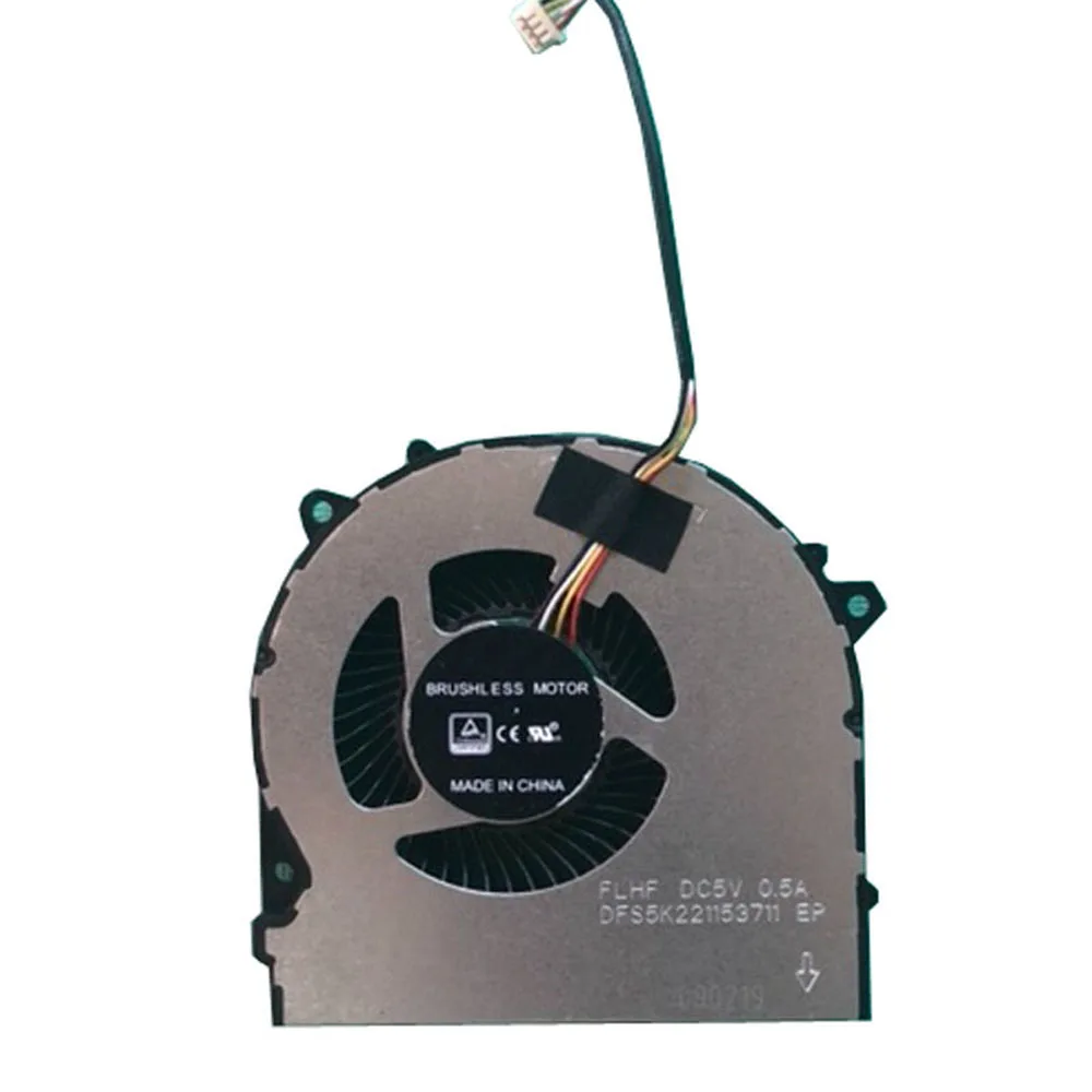 

vLaptop CPU FAN For CLEVO NH50ED NH50RD NH57ED NH57RD 6-31-HN503-201 DFS5K221153711-FLHF DFS5K221153711 FLHF DC5V 0.5A 4PIN