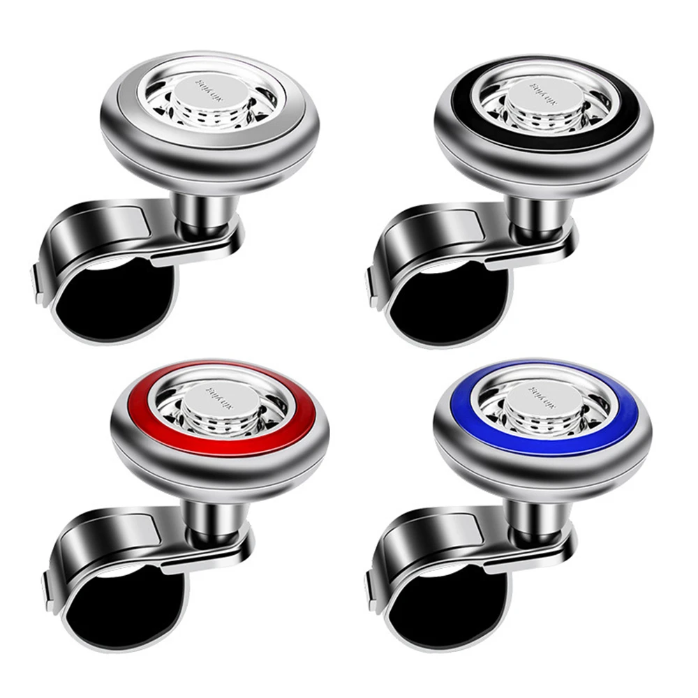 

Car Turning Steering Wheel Booster Spinner Knob 360 Degree Rotation Metal Bearing Power Handle Ball Shaped Helper Hand Control