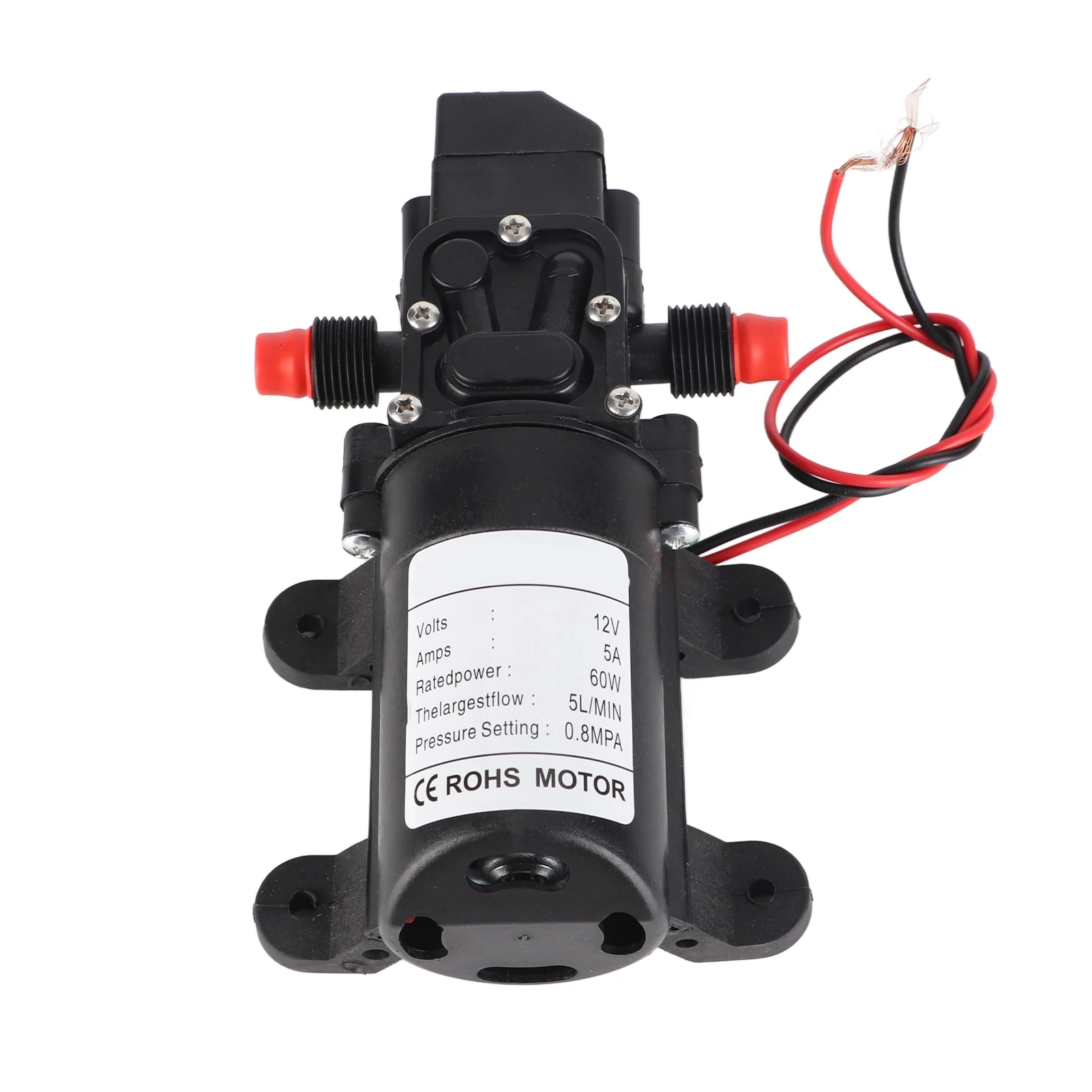 High Pressure Car Water Pump DC 12V Water Pump High Pressure 116Psi Self Priming Caravan Camping Boat