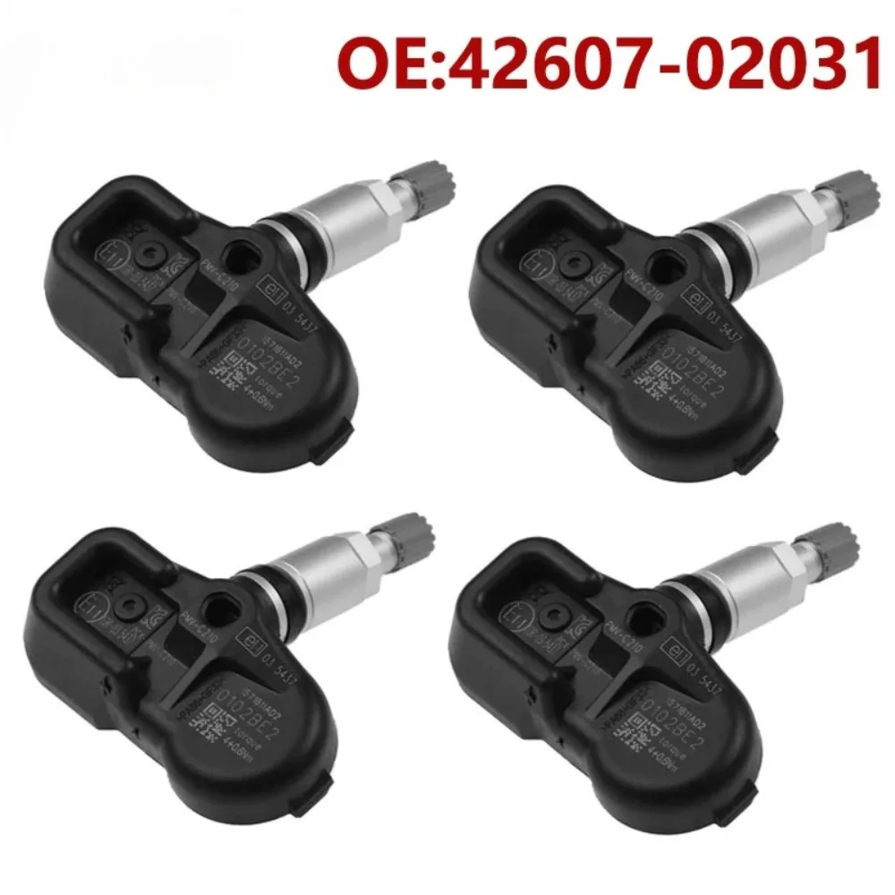 

4 шт. 42607-02031 4260702031 датчик давления в шинах TPMS 433 МГц для TOYOTA Avensis Auris RAV4 Yaris Verso 42607-02030 42607-30070