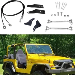 Limb Riser Kit for Jeep Wrangler TJ JK 1997-2018 2 and 4-door models Car Branch Line Limb Riser Obstacle Eliminate Rope