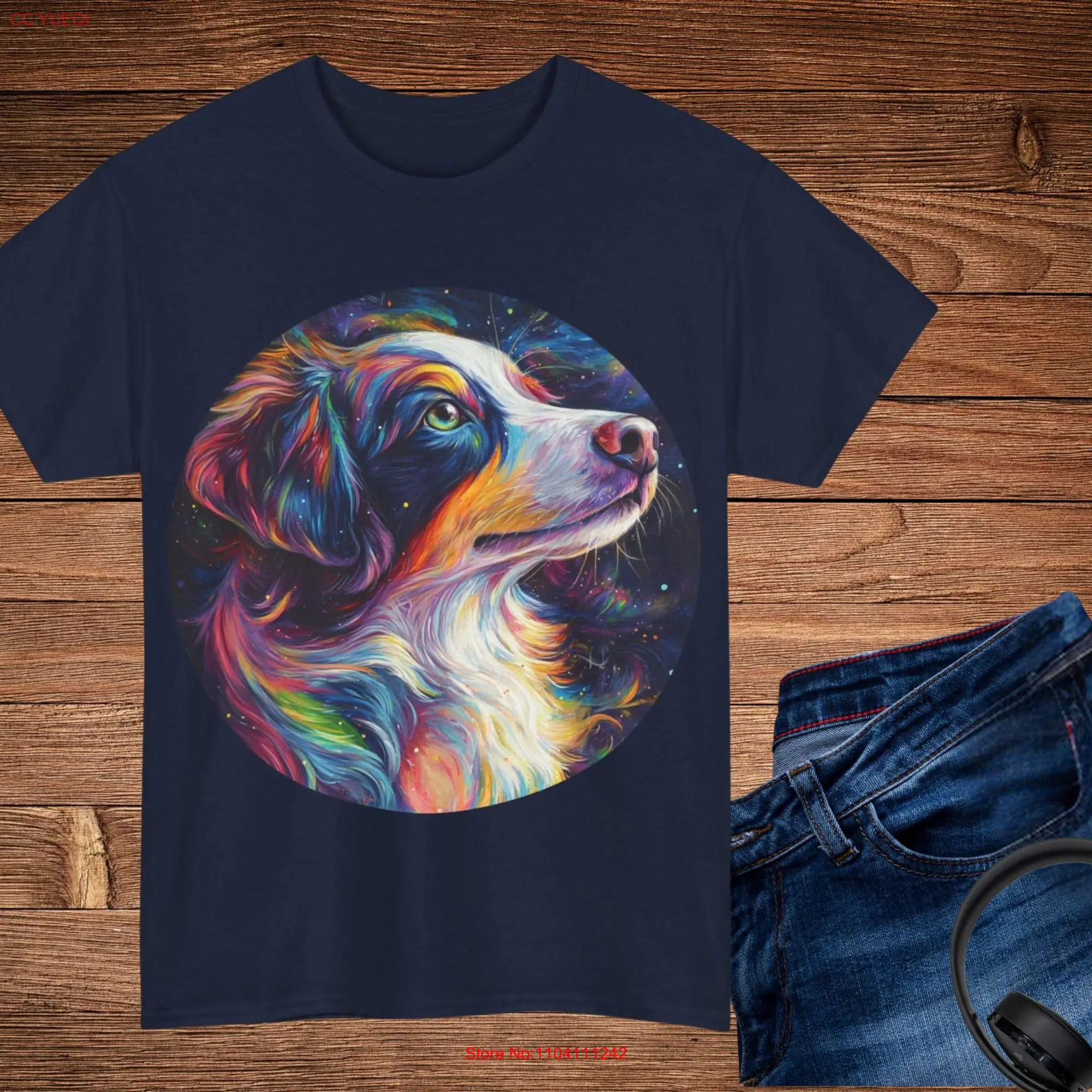 Mystical dog T shirt Lover Mom For long or short sleeves