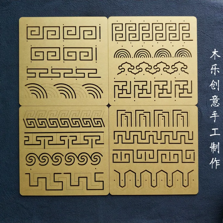 Embroidery template Handmade fabric tools Press line patchwork quilting tracing drawing ruler arylic Border pattern
