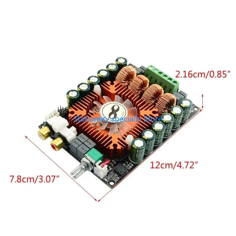 P0RB Digital Power Amblifier Board 160Wx2 BTL220W مكبر صوت مرتفع وضبط باس.