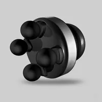 Fitness Fascia Massage Gun 4-Heads High Frequency Back Waist Percussion Massage Machine Muscle Deep Tissue Myofascial Release