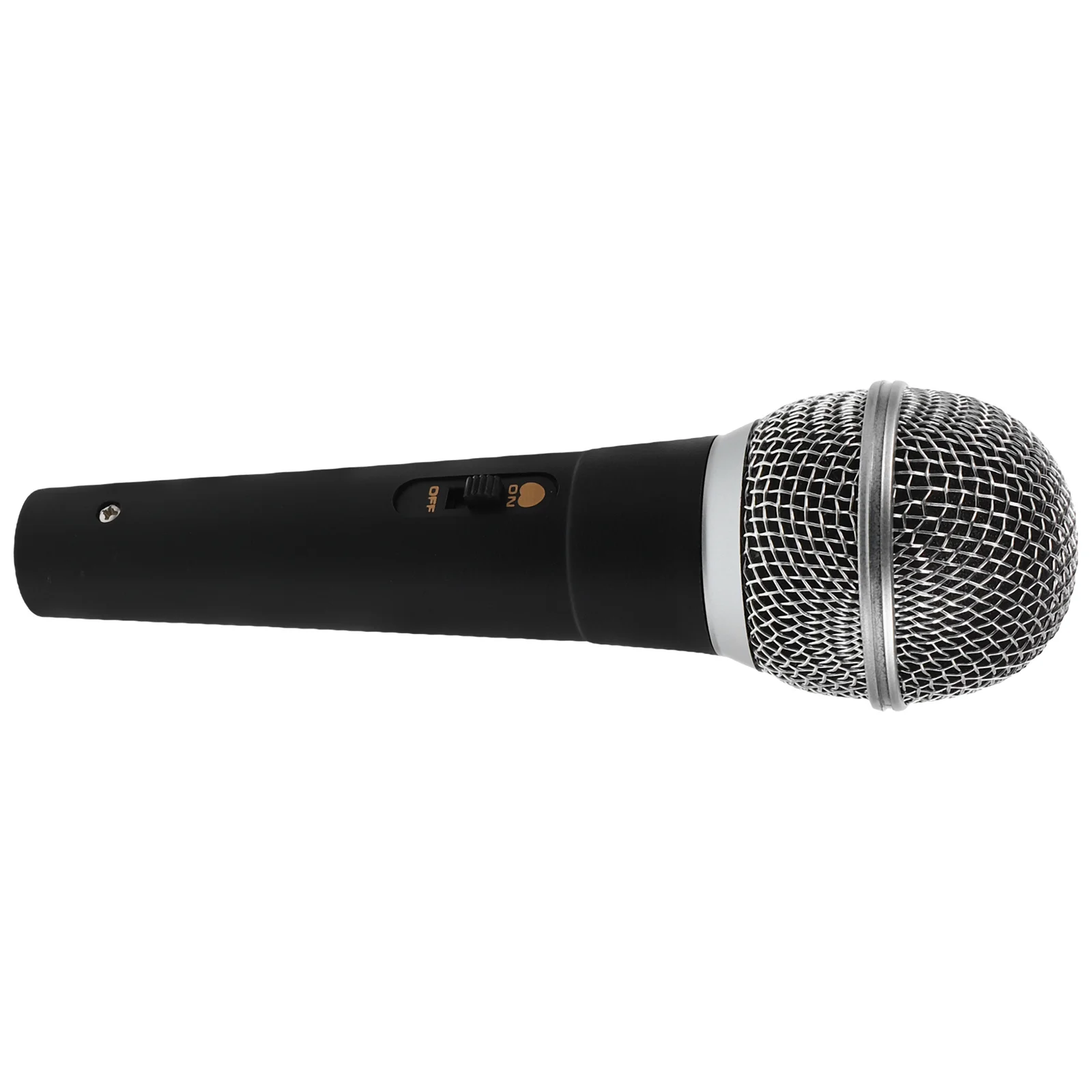 

Realistic Prop Microphone Plastic Portable Pretend Mic for Role Play Stage Party Interview Microphone Toy for Kids