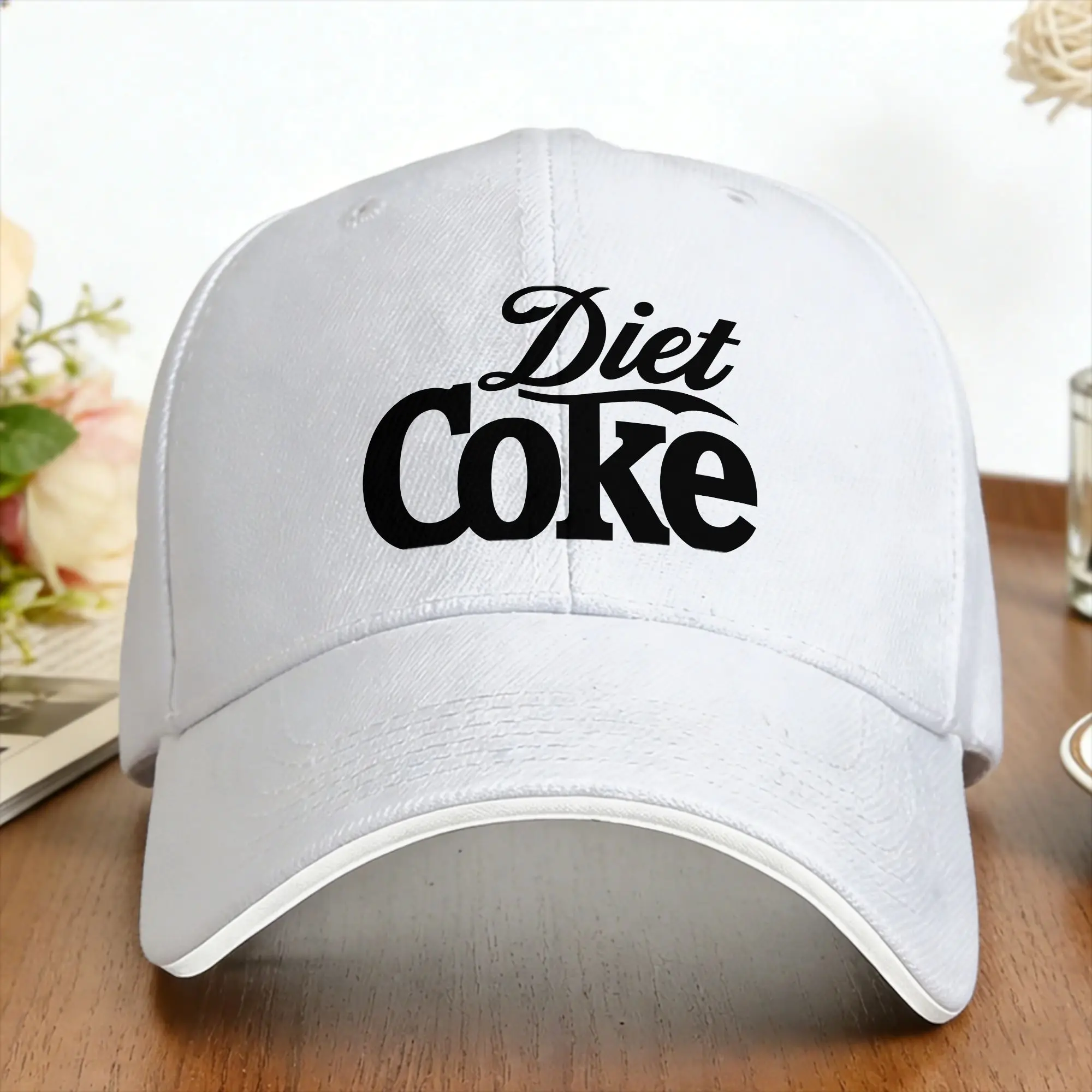 Coke Lover Diet Casual Baseball Cap Summer Drink  Trucker Hat Breathable Tennis Skate Hip Hop Hats Fitted Retro Baseball Caps