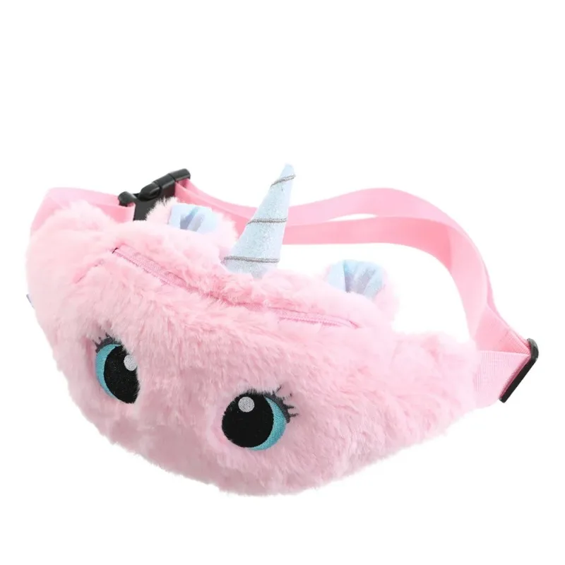 Sac Banane en Peluche à Motif de Nairobi Orn pour Enfant, Sacoche à la Mode, Dégradé de Document de Dessin Animé, Idéal pour Voyage, Téléphone, pour Femme