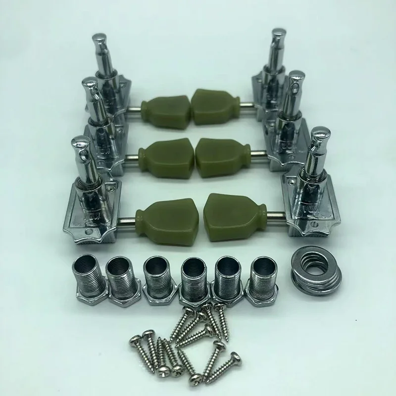 

Jade Tuners Pegs 3R 3L ,15:1 Gear Ratio,Open Gear Tuning Peg Machine heads For Les Paul EPI Electric Guitar