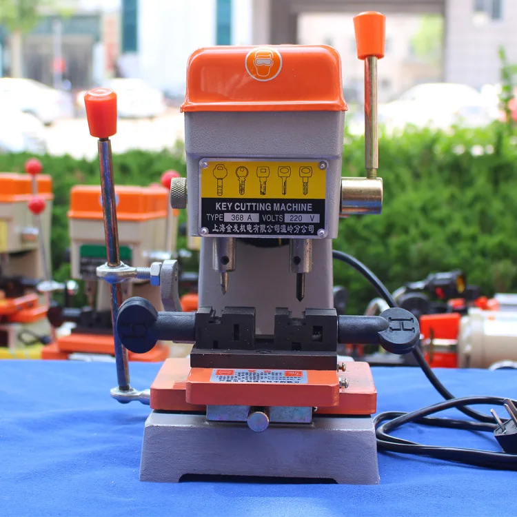 Keying Machine, Key Duplication Machine 368A, Manual Vertical Drilling, Inner and Outer Milling Groove Copper