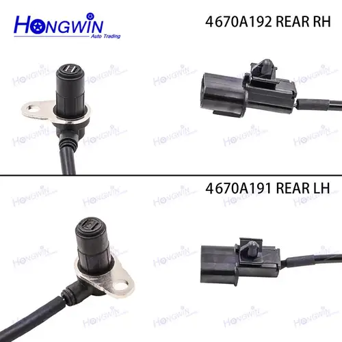 Imagen 2 del producto Sensor de velocidad de rueda delantera trasera LH RH ABS para Mitsubishi Pajero IV 4th V87 V88 V93 2006-2016 4670A189 4670A190 4670A191 4670A192