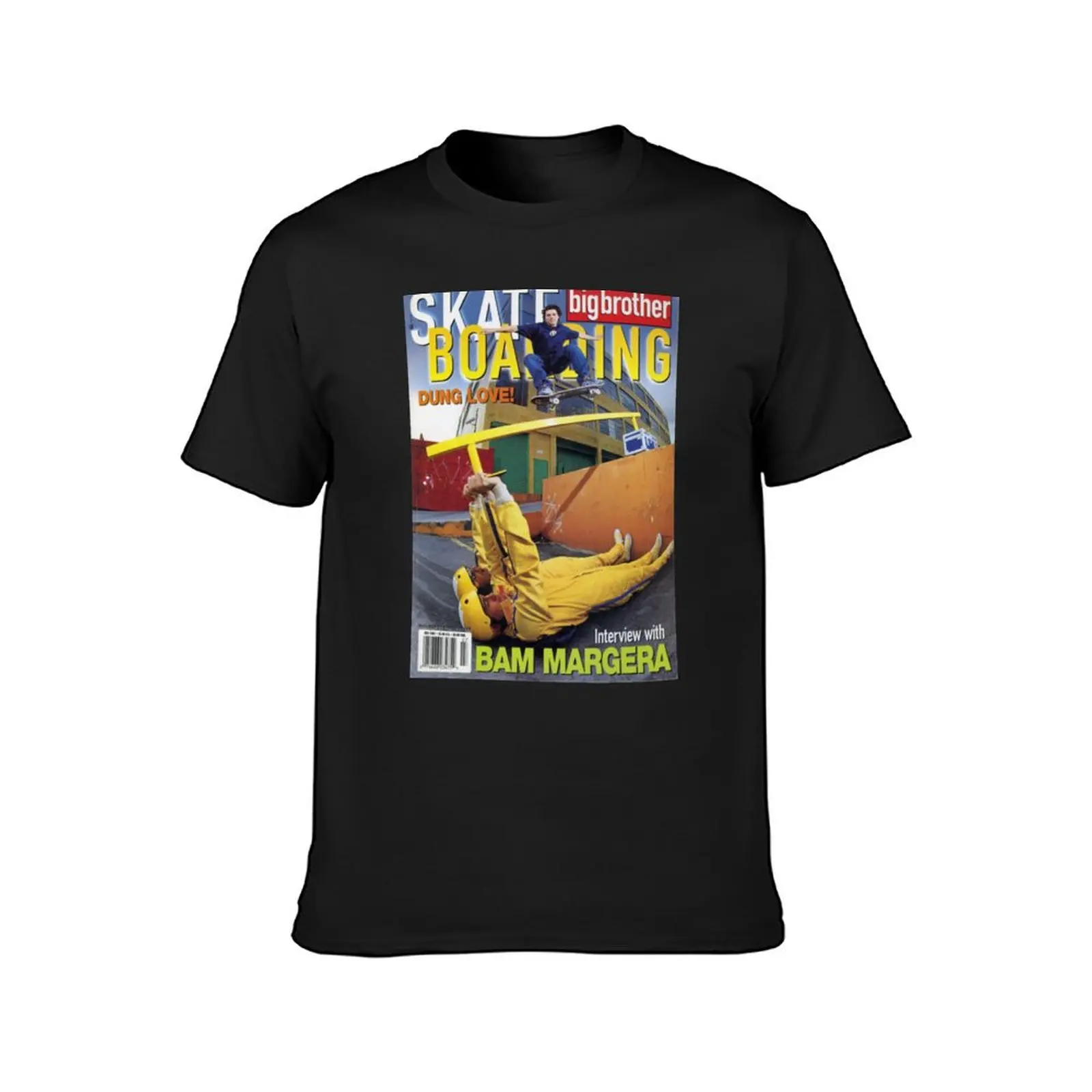 Big Brother Magazine T-Shirt for a boy blacks oversized t shirt men